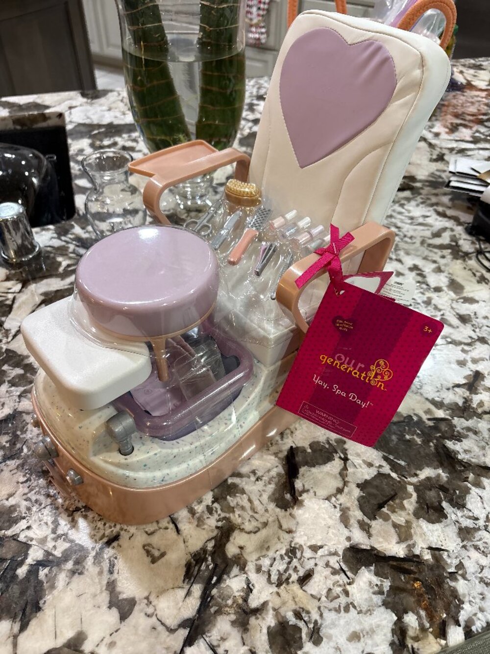Our Generation Yay, Spa Day! Salon Chair Accessory Set for 18" Dolls